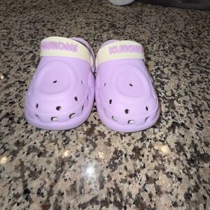 Kids Kuromi Purple Clog Sandals Slip On Shoes Toddler Child Size 1.5T